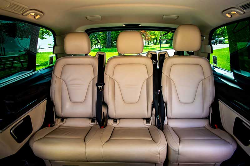 Belfast Chauffeur Services - Luxury Mercedes Car Interior backseat