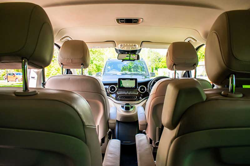 Belfast Chauffeurs Services - Sleek Mercedes Van Interior